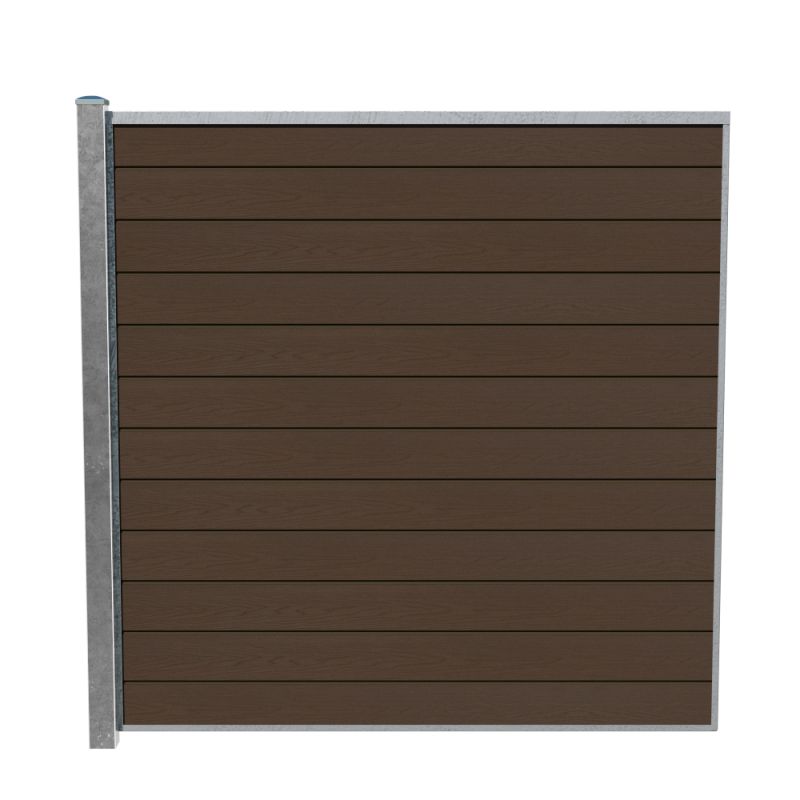 Wimex Fag Glyngøre Superb T180  -profil Wpc Teak Galv  Stolpe 1800   1893