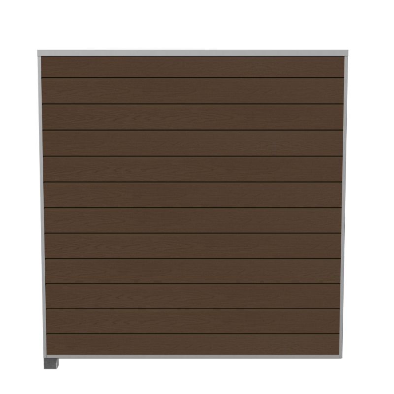 Wimex Fag Glyngøre Superb T180  -profil Wpc Teak Galv  Stolpe  -skinne 1800   1893