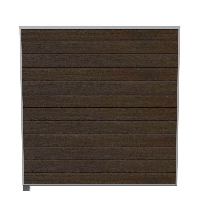 Wimex Fag Livø Prime T180  -profil Wpc Matbrun Galv  Stolpe  -skinne 1800   1893
